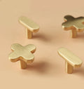 Hot Sale Kids' Room Colourful Chrome Gold Handle Brass Cabinet Knobs for Furniture