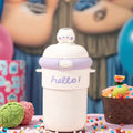 High-Looking Cartoon Strap Water Bottle Large Capacity Cute Straw Cup for Girls Student Ins Portable Glass Cup