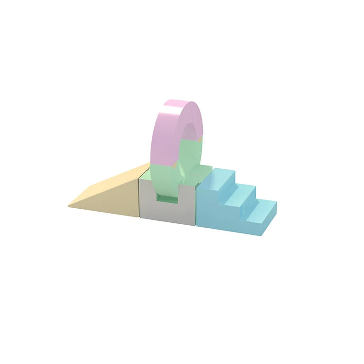 Kids Play Party Soft Play Climber Pastel Soft Ring Set Soft Play Equipment for rental party