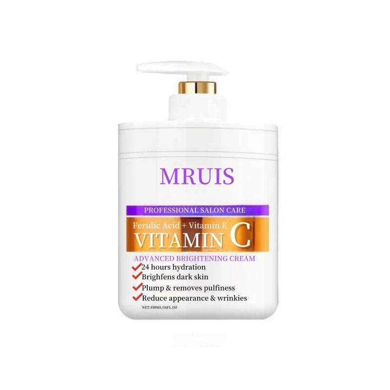 Body Lotion with Vitamin C Moisturizing Anti-aging Brightening Stimulating Collagen Production Improving Skin Condition Skin