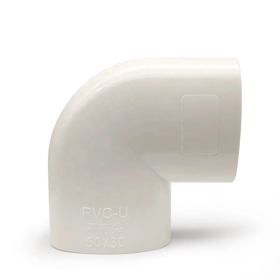 YIFENG PVC 90Degree Elbow Size 50 PVC Fittings Degree Elbow 1 Piece Welding PVC-06