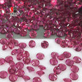 Baifu Jewelry Top Quality Loose Round Dark Ruby Nano Gems for Wax Setting
