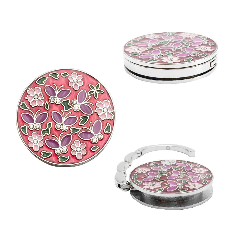 Bag Holder for TableReady to Ship Marble Design Round Foldable Handbag Hook Table Hanger