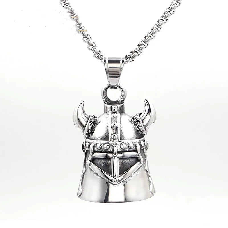 Stainless Steel Locomotive Back Bible Pendant Necklace Holy Warrior Religious Jewelry Bible Domineering Cross Amulet Pendant