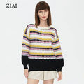 Wholesale Custom Fall/winter Pullover Loose Sweater Outer Wear All-match Lazy Warm Windproof Sweater Women