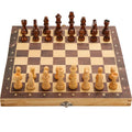 39cm*39cm Large Magnetic Wooden Folding Chess Set Felted Game Board Interior Storage Adult Kids Gift Family Game Chess Board