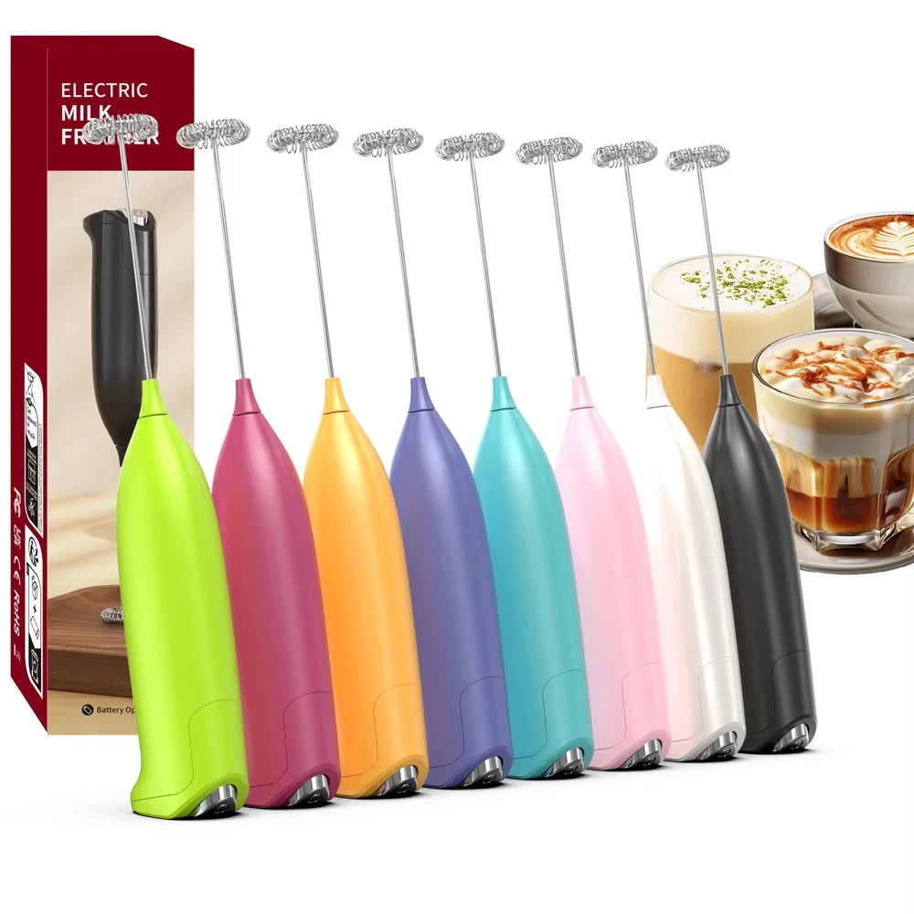 Trending Products 2025 New Arrivals Portable Espresso Cappuccino Foam Maker Electric Milk Frother