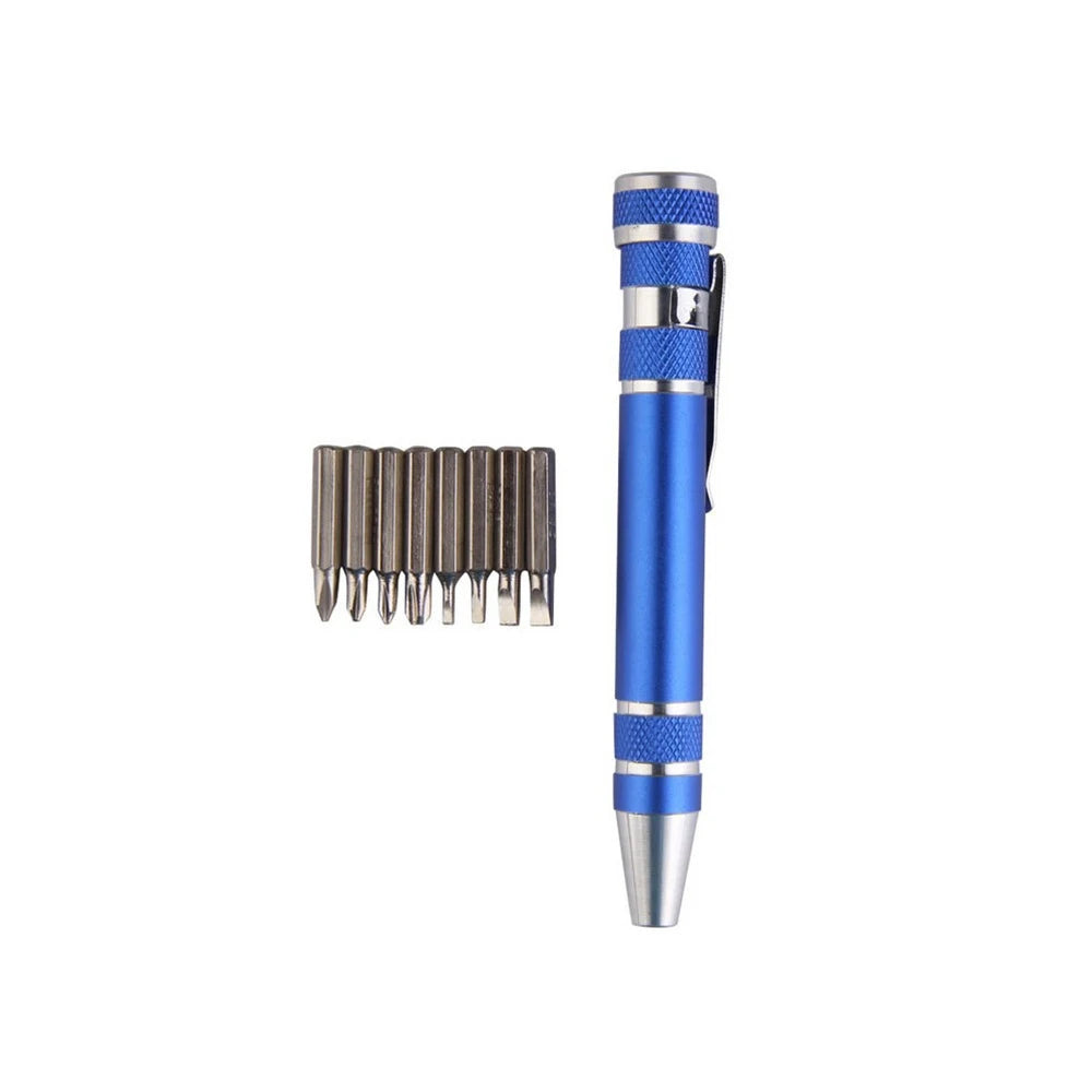 Mini Pocket 8 in 1 Multi Tools Pen Precision Screwdriver Kit Promotional Pen with Screwdriver