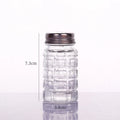 Large Volume 150 ml High-Quality Pepper Glass Bottle with Metal Caps for Kitchen