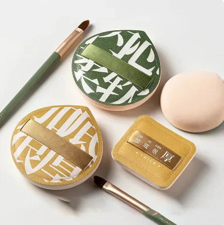 Soft Leather Clip Wet Dry Use Tools Maquiagem Air Cushion Cosmetic Puff Set Storage Box Makeup Cotton Candy Beauty Personal Care