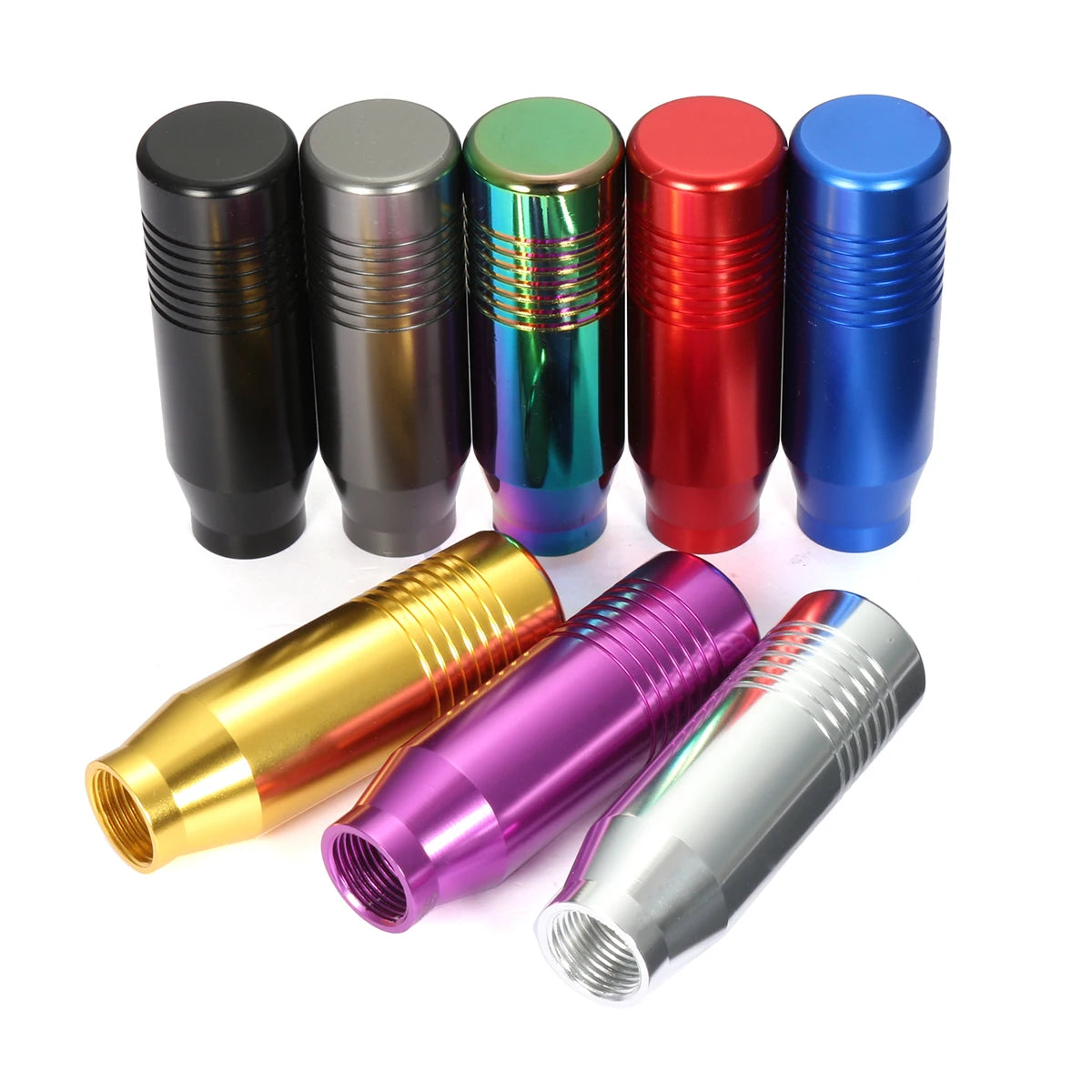Long Style Universal Shifter Knob JDM Car CNC Titanium Manual or Auto Gear Shift Knob