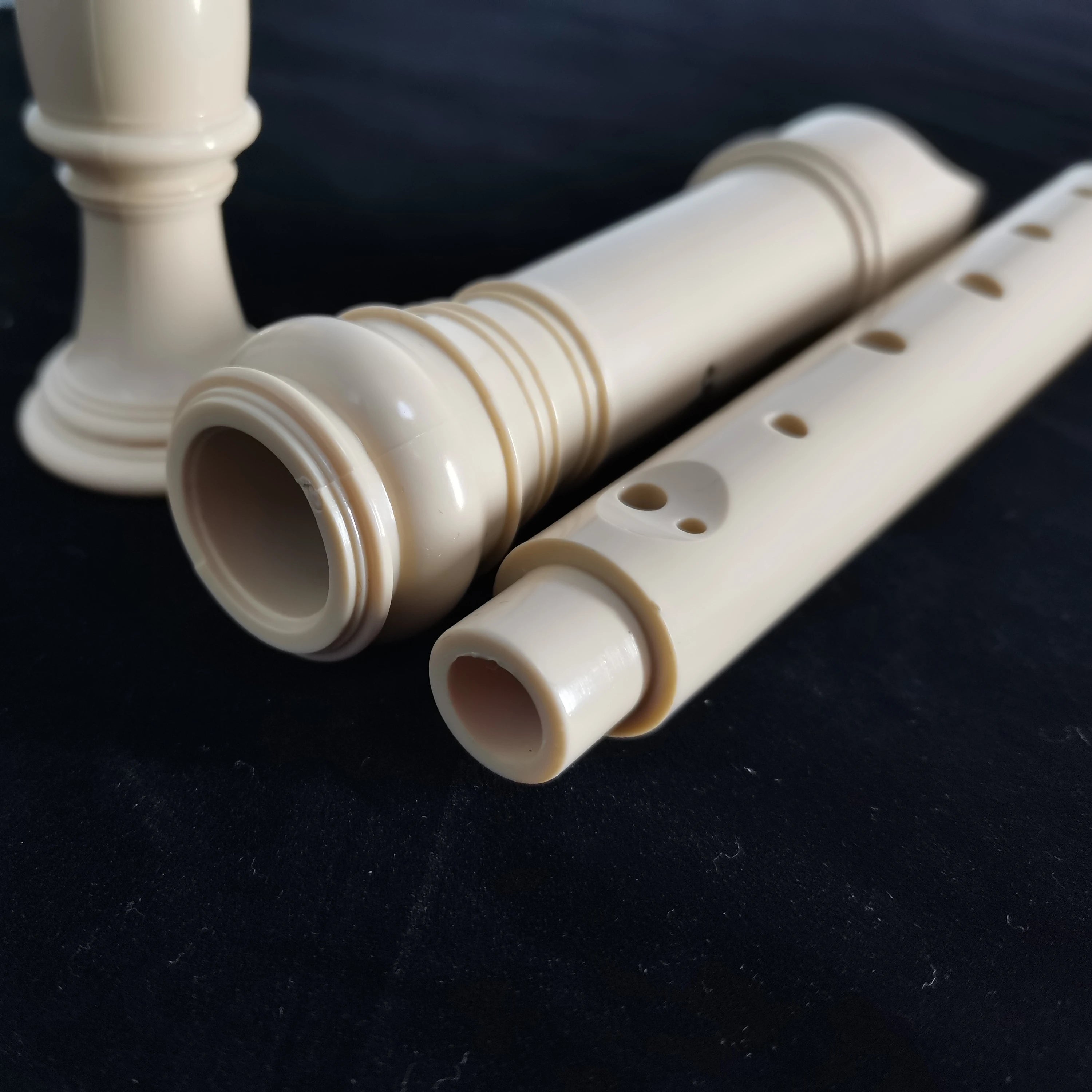 Wholesale Sinomusik Custom Brand 3- Block School Blockflute 8 Holes Plastic soprano Recorder Flute Baroque or German Finger