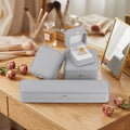 Wholesale Luxury Handmade PU Leather Travel Jewelry Organizer Case Mini Luxury Travel Jewelry Boxes