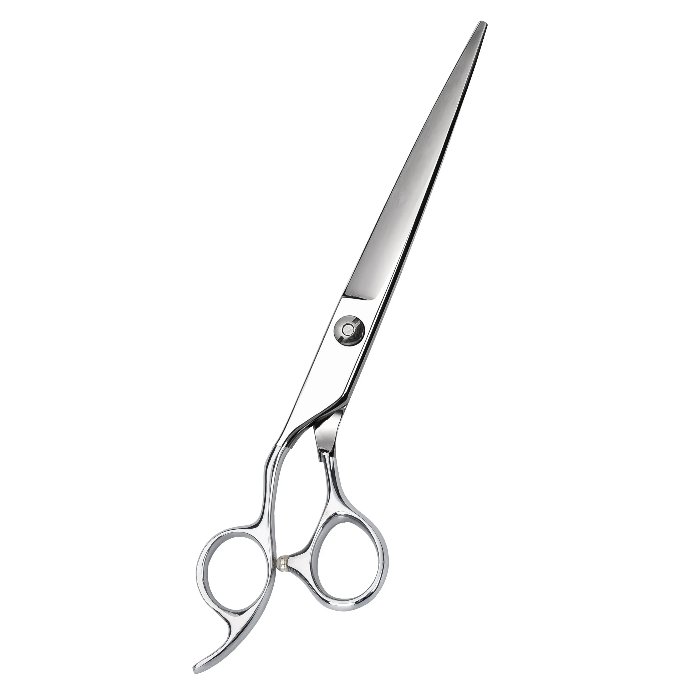 7 Inch Left-Handed Beauty Hair Cutting Scissors 440C Stainless Steel Sword Blade 59-60 HRC