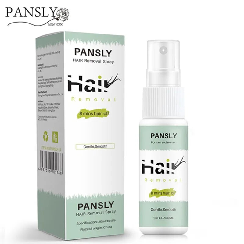OEM  Hand Arm Leg Chest Private Part Body Care Solution Mild Nutrition Nourishment Hair Removal Spray for Man and Woman