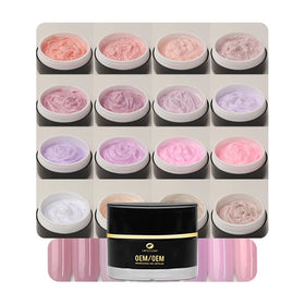 New Hipsterrgel Wholesale Hard Gel Jelly Color Extension Nail Gel Mousse Builder Nail Gel Polish Construction