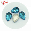 Factory Wholesale AB Crystal Drop Shape Glass Beads Flower Fancy Stone IndicoliteFor Jewelry Garment Clothing Accessories