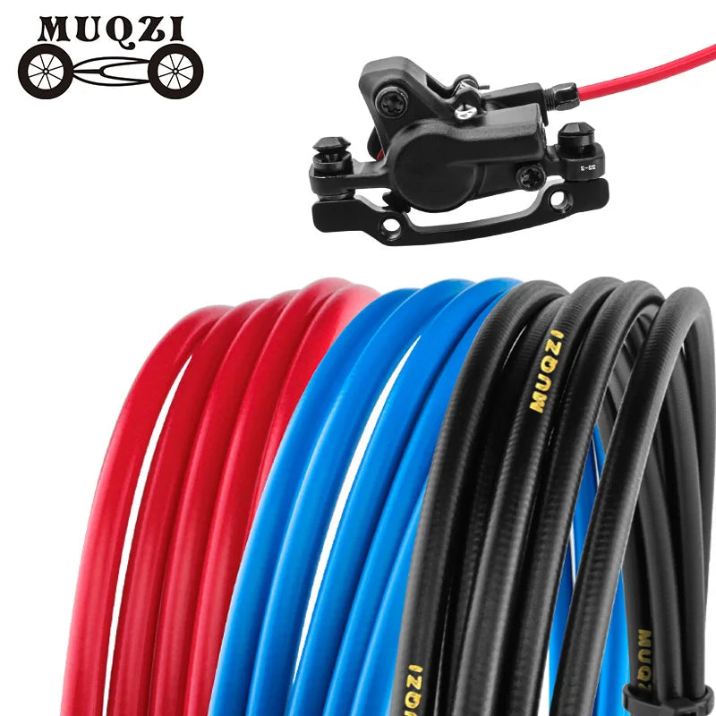 MUQZI Bike Hydraulic Disc Brake Oil Tube Pipe MTB Road Bicycle 5mm Tubing Braided Brake Cable Hose Tube Replace