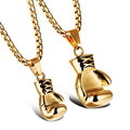 High Quality Stainless Steel Hip Hop Boxing Pair Necklace Classic Titanium for Valentine's Day Gift Wedding or Party Jewelry