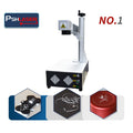 JPT Split Fiber 3D Metal Laser Marking Machines With Rotary Gold Silver Ring I for Metal 30w 50w Fiber Laser Marking Machine