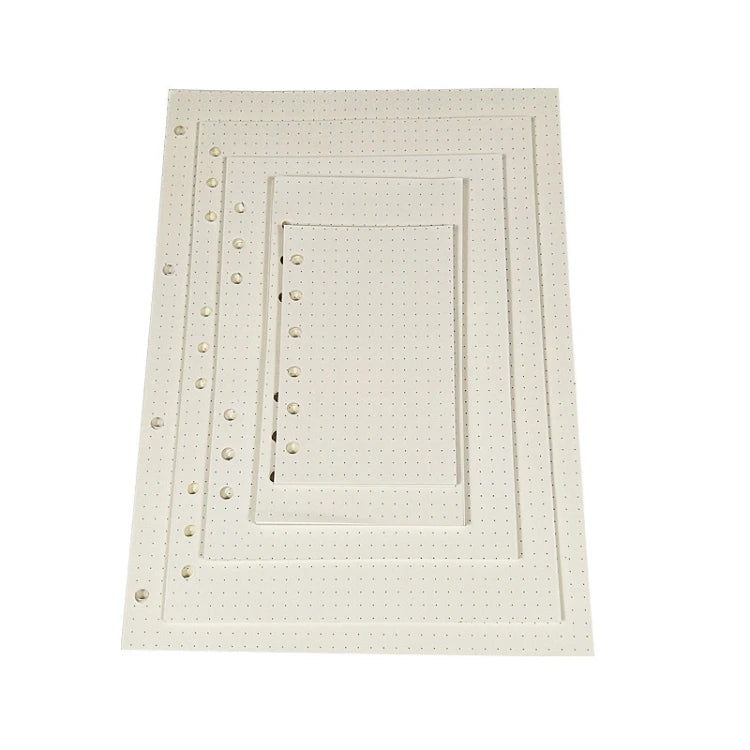 Dot Grid Inner Page 40 Sheet Paper Refills Spiral Notebook Loose Leaf Inner Paper Ring Binder Refill for Filofax Planner Papers
