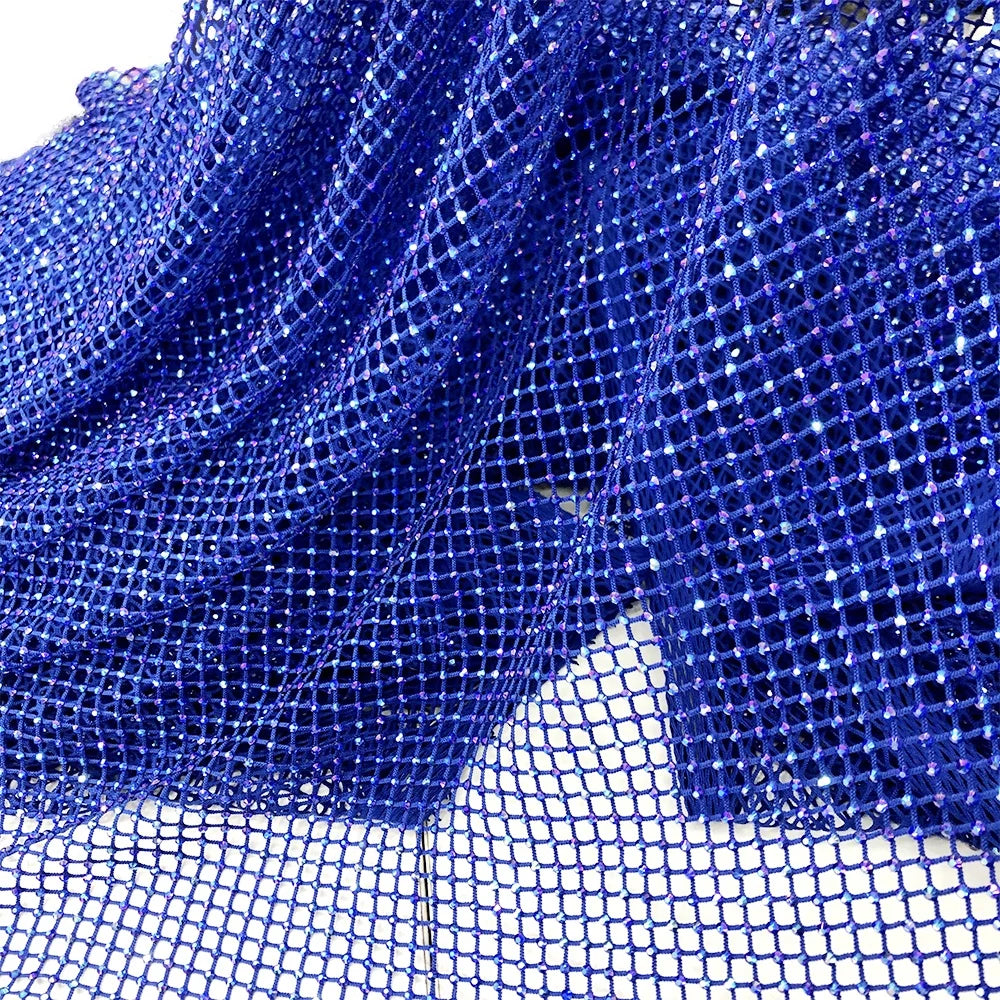 N001 150cm Factory Supply Bling Crystal Rhinestone Mesh Top Rhinestone Net for Dress