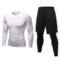 A136 Summer Men's Sets 2 Piece T-shirts Track Pants Sportswear Tracksuit Men Long Sleeved Casual Jogger Sweat Suits