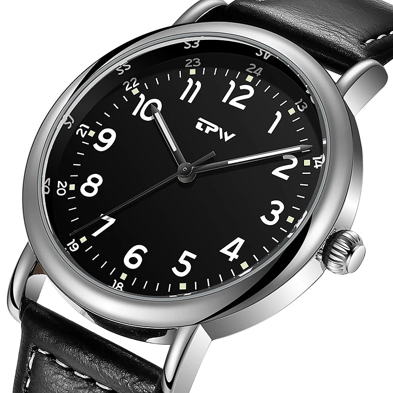 Customized Personalized Cheap Minimalist Wrist Watch With Your Logo Relgio Para Homens