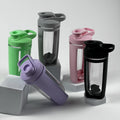 Portable 500ml Plastic Popular Protein Shaker Water Bottle and Workout Mini Shaker Bottle Sporting Gym Shake Cup with Mixer Ball