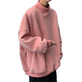 Autumn Korean Hoodie Mens Fashion Casual Stand-up Collar Sweatshirt Men Streetwear Loose Hip-hop Pullover Hoodies for Mens