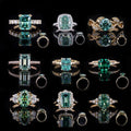 Starsgem Wholesale Jewelry Gemstone Ring Mens Gemstone Rings Exquisite Gold Rings With Gemstone