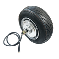 M 10*4-6 Road Tire Dual Shaft 48v650w 100nm Low Speed 9km/h Geared Wheel Hub Motor