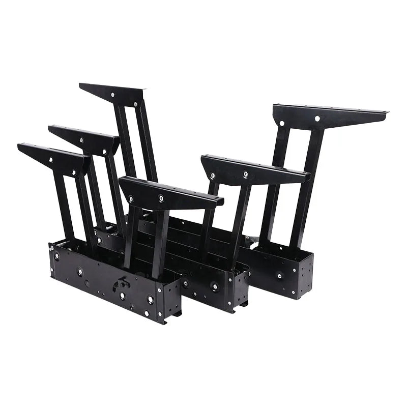 Multi-Functional Iron Lift Top Coffee Table Soft-Closing Hinge Folding Mechanism Standing Rack Bracket Lifting Frame Desk