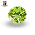 Baifu Jewelry Top Quality Loose Round Peridot Zircon