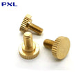 M3 M5 M8 Knurled Brass Thumb Screw Flat Head 304 Stainless Steel Fine Thread Automatic Lathe Processing Service-M5 M Available