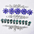 Crystal Bridal Belt Rhinestone Applique Strass Flower Patch Trim Connector Chain Sew on Bikini Garment Shoes Bags Accessories