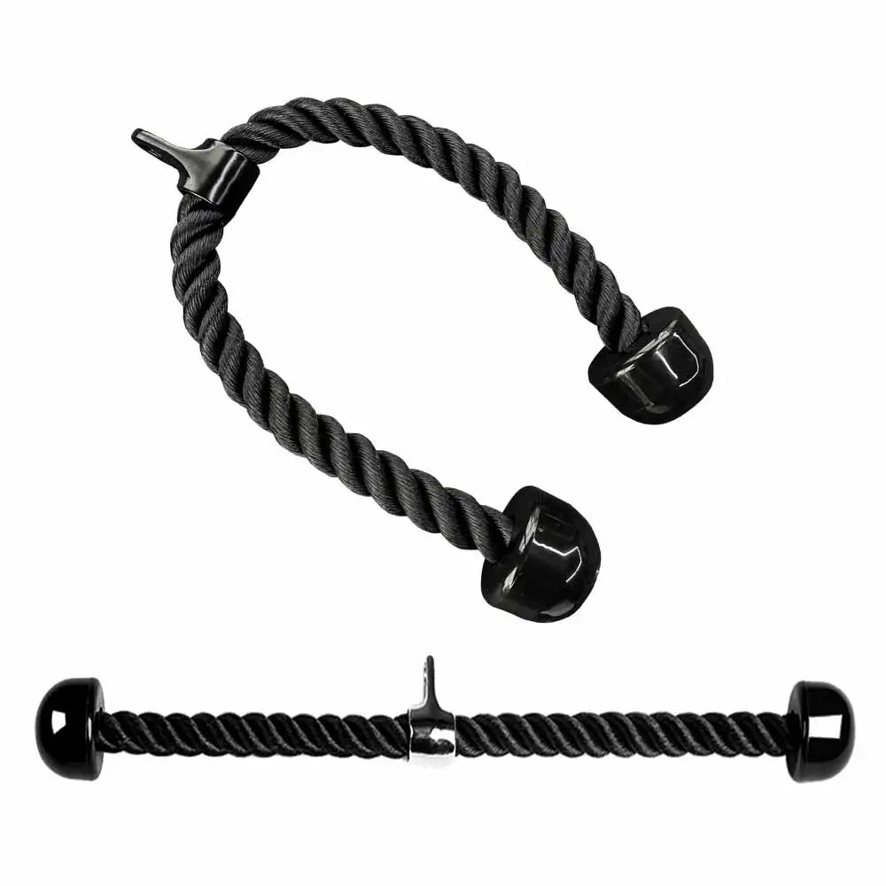 Professional Nylon  Gym Cable Machine Attachments Tricep Pull Down Rope Fitness Exercise Accessories