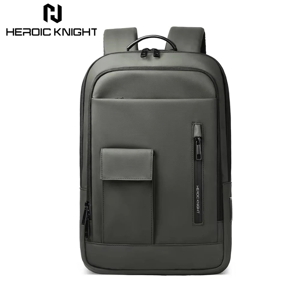 Laptop Backpack 15.6 Inch Business Slim Durable Bookbag Designer Black Bag Pack for Men for University Mochila Personalizada