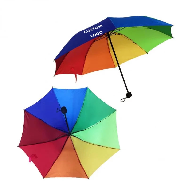 Tiny Portable Parapluie Hot Selling Folding Umbrella Bones Cover