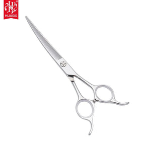 AF-65Q Professional 6.5inch Dog Grooming Scissors Curve Blade Shear Right/Left-Handed Stainless Steel SUS 440C Mirror Polished