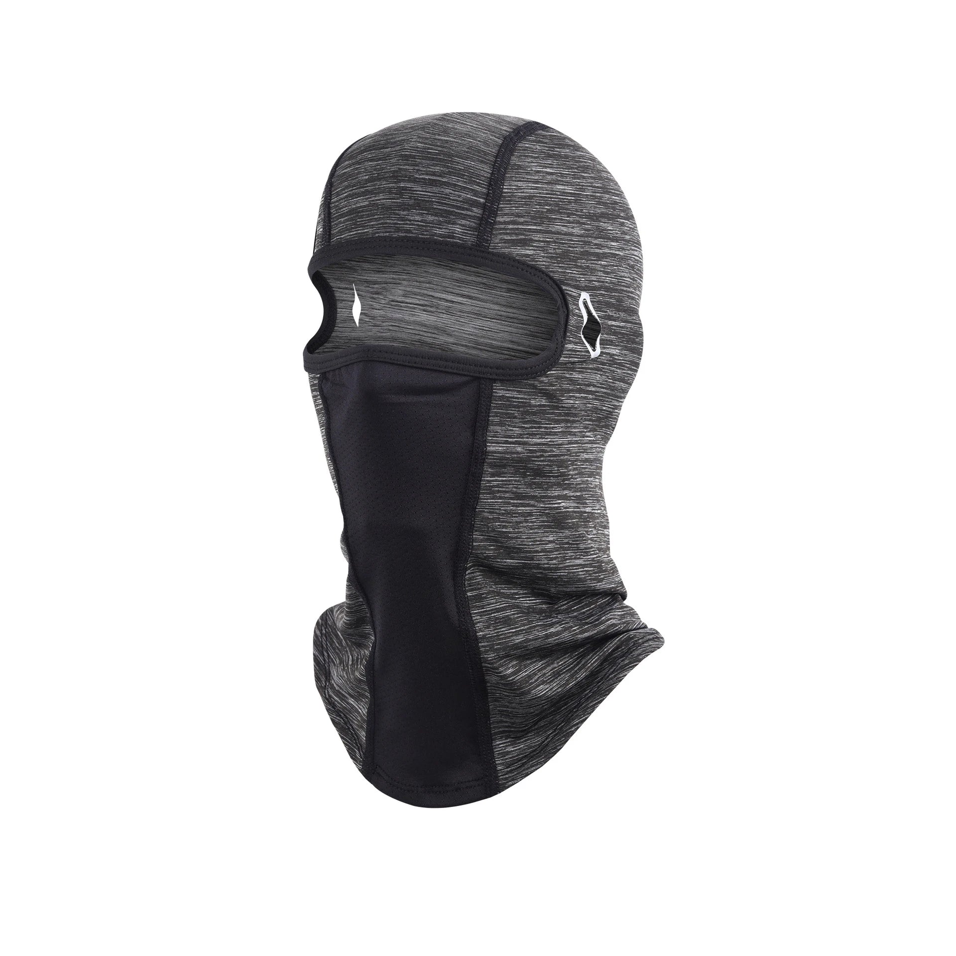 Custom Logo Summer Beach Embossed 100% Polyester Ice Silk Sports Full Face Common Mesh Face Mask Women's and Men's Balaclava
