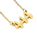 Best Selling Wholesale   111  999 Necklace Bracelet Anklet Ring Angel Number Stainless Jewelry for Women