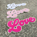 Factory Fast Wholesale Alphabet Patch Customized Sew on Patches Iron on Chenille Self Adhesive Patches