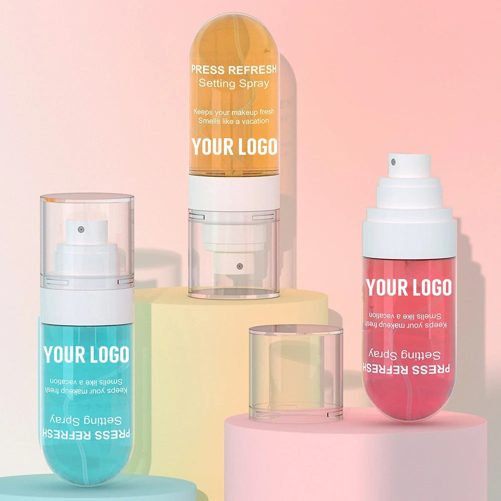 Fast Film Forming  Hydrating Face Setting Spray 55ml Fruit Setting Spray Makeup Spray