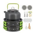 Portable Cookware Set for Outdoor Camping Backpacking & Picnics Induction Compatible Durable Saute & Frying Pans for Travel