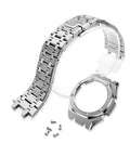 New Arrival 4th Generation Watch Bands Modified Rubber and Stainless Steel Metal for CAS