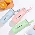 Two Layer Cups Small Glass Water Bottle for Promotional