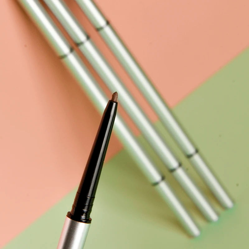 Factory Wholesale Private Label Eyebrow Makeup Custom Telescopic Eyebrow Pencil Vegan Slim Eyebrow Pencil