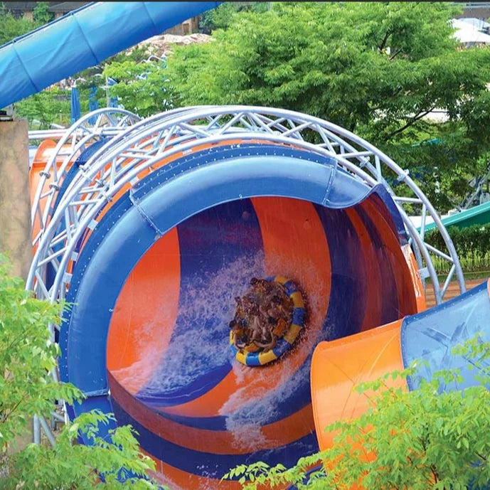 Hot Sale Fiberglass Water Slides Prices Amusement Park Equipment Outdoor Water Slides Adult Water Park Slide