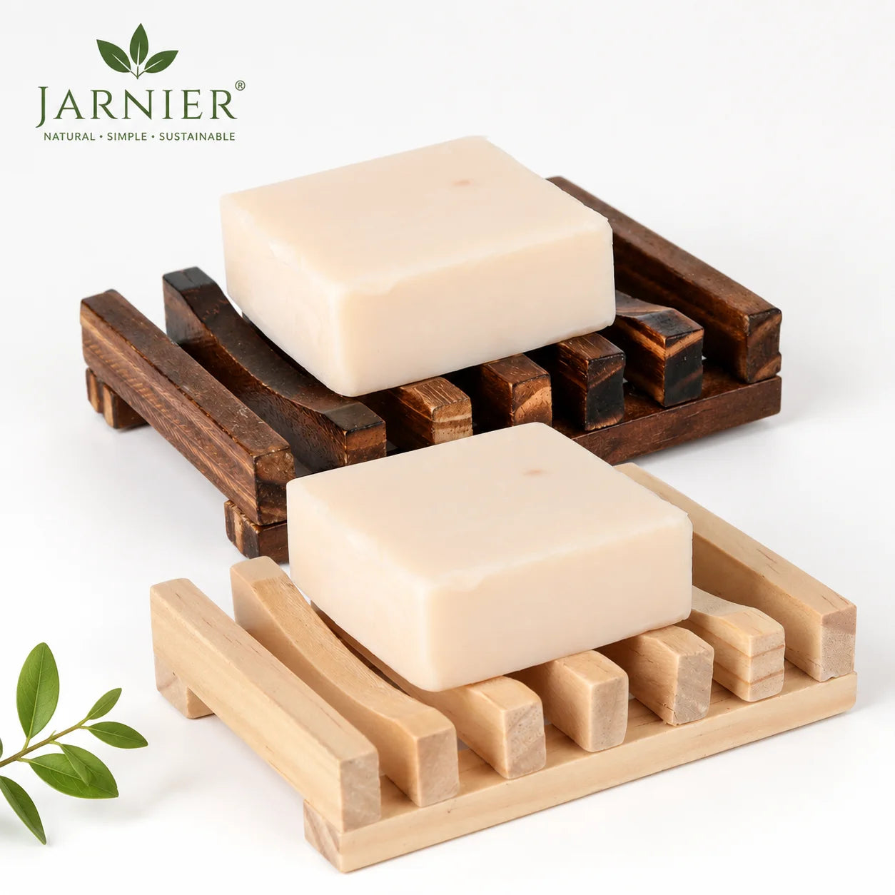 OEM Handmade Natural Pine Wooden Soap Dish Bamboo Material Soap Exfoliating Bag Soap Saver Tool Set